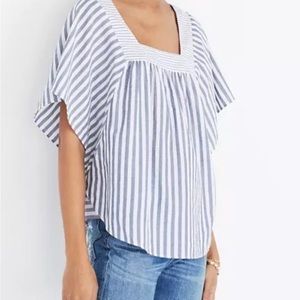 Madewell stripe butterfly top